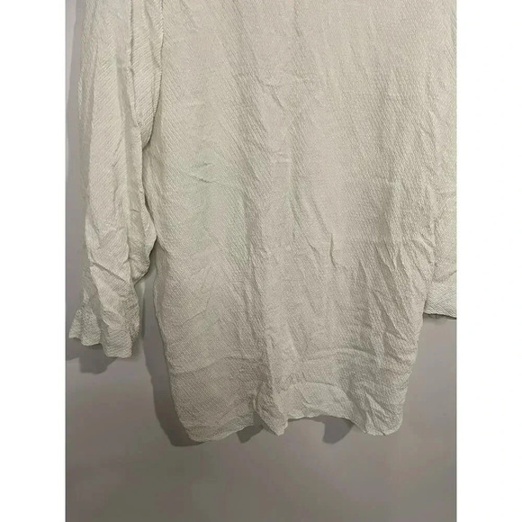 Vintage Amelia’s 100% Silk Textured Button Front Top - Picture 7 of 8